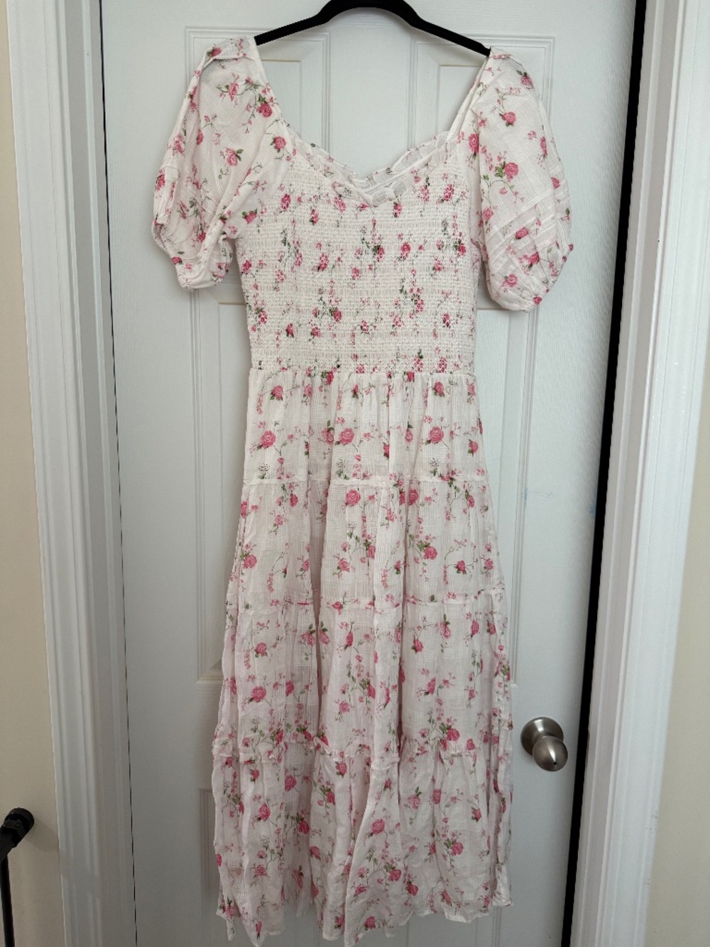 Ivy City Dress in Rose print size S NWOT